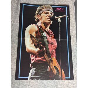Rock Beat Culture Club Bruce Springsteen 1985 Concert Card